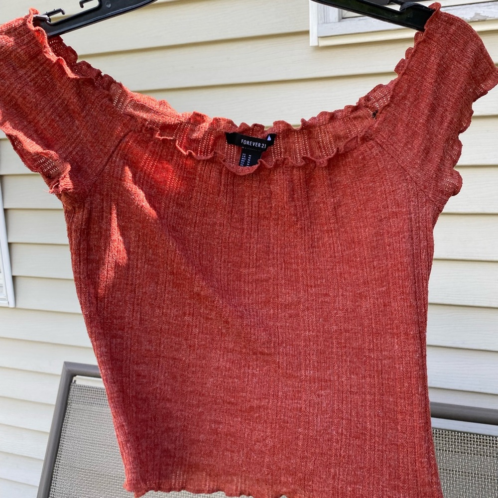 Forever 21 off the shoulders top